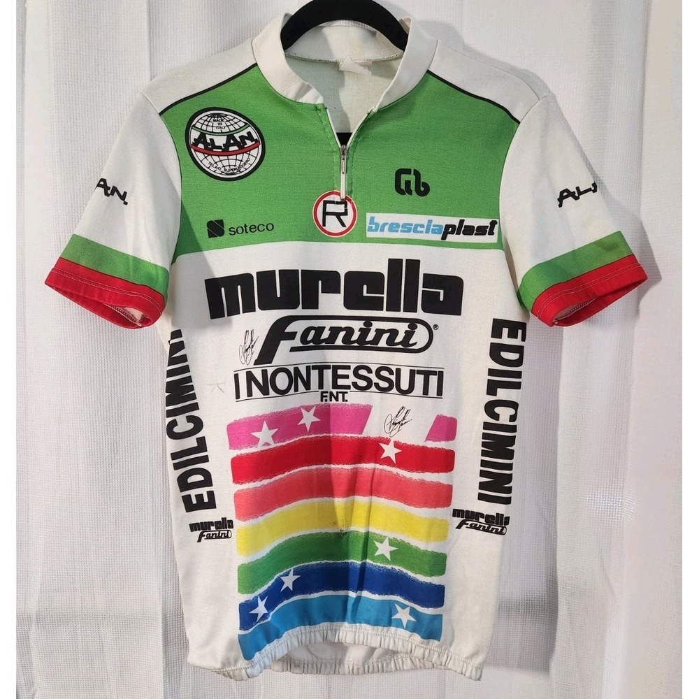 RARE VTG 1986 murella fanini Team Cycling Jersey — Paramount‎ Italy